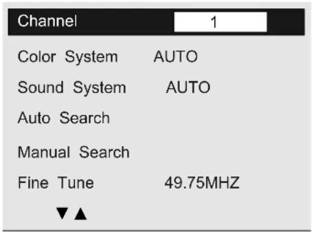 Sunstech TLXR2265 - Configuración de Canales (ATV) - 2