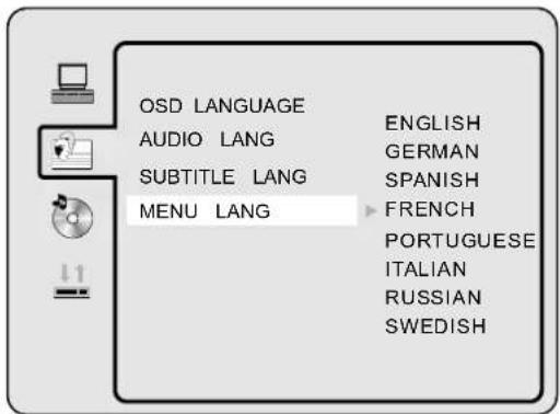 Sunstech TLXR2265 - MENU LANG - 1
