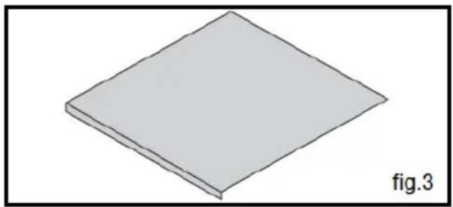 BRANDT KG1350W - - Placa de pastelería (fig.3) - 1