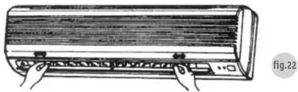 Becken ASW-H18A4/HAR - A> Funcionamento forçado - 2
