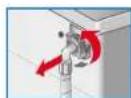 BOSCH WAA20112EE - Filtro de rede na admissão de água - 5