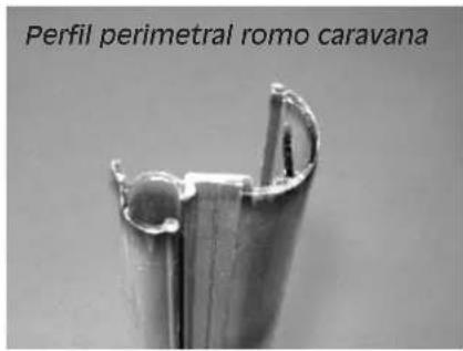 Perfil perimetral romo caravana