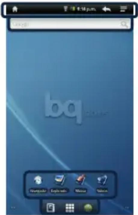 bq Darwin - Pantalla de Inicio - 1
