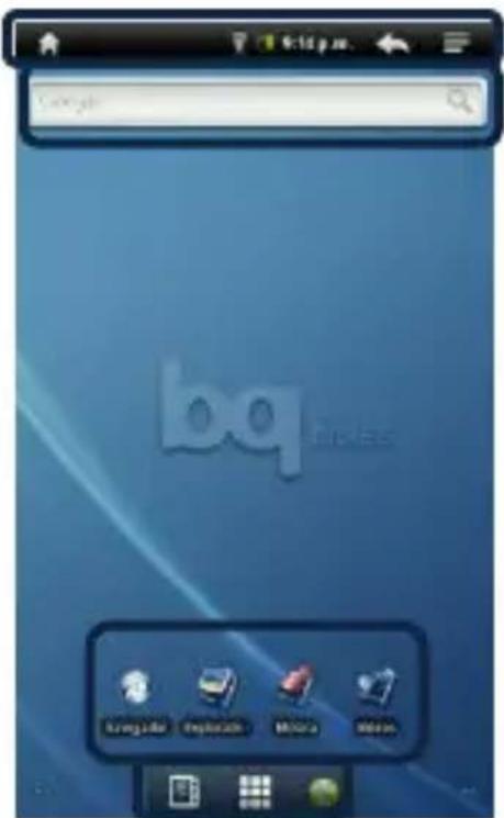 bq Darwin - Ecrã Principal - 1