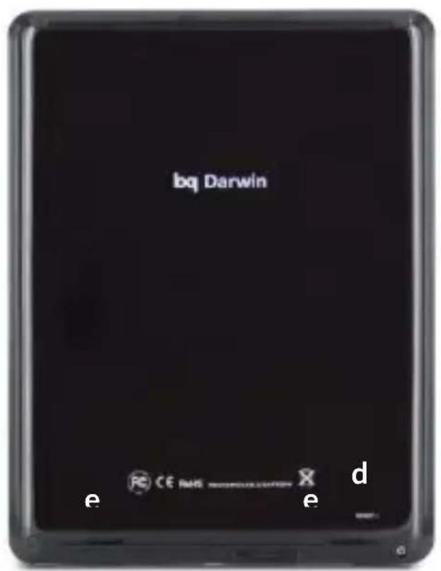 bq Darwin e CE X e d