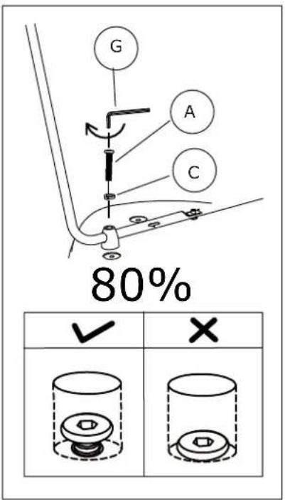 G A C 80% ✓ ×