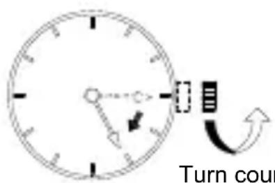 ORIENT Star SDA02001W0 - ◆ HOW TO SET THE 24-HOUR HAND - 2