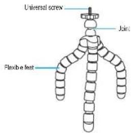 Universal screw Joint Flexible foot
