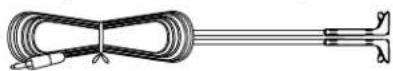 HITACHI 32HDL51 - Stereo Cable (3.5 mm plug to 3.5 mm plug) - 1