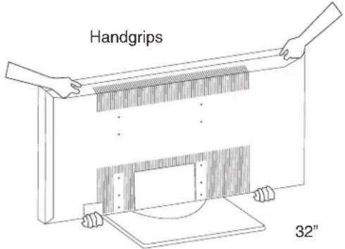 Handgrips 32"