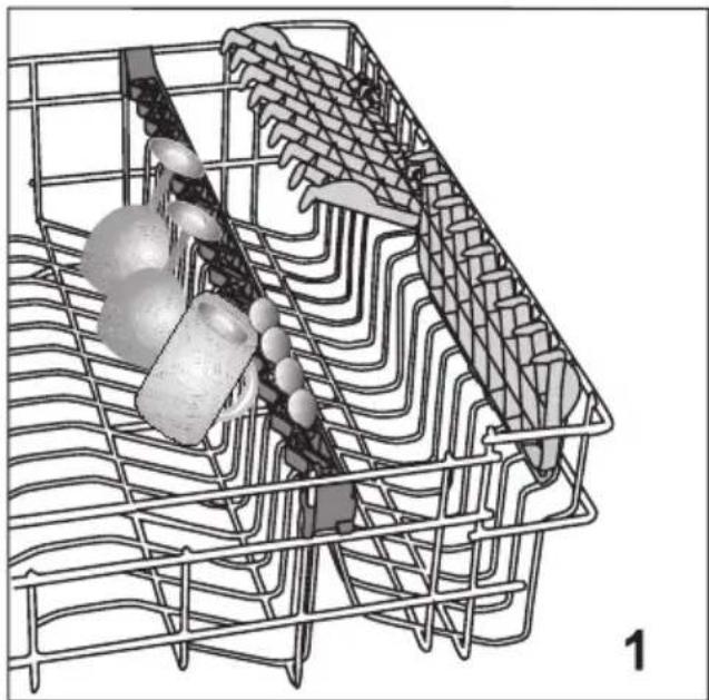 BRU EJ 8051 D - Pieza superior de soporte para cristal del canasto superior - 1