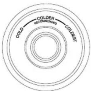 Infiniton FG-1766 NFT - Ajuste de temperatura del comparmento del congelador - 1