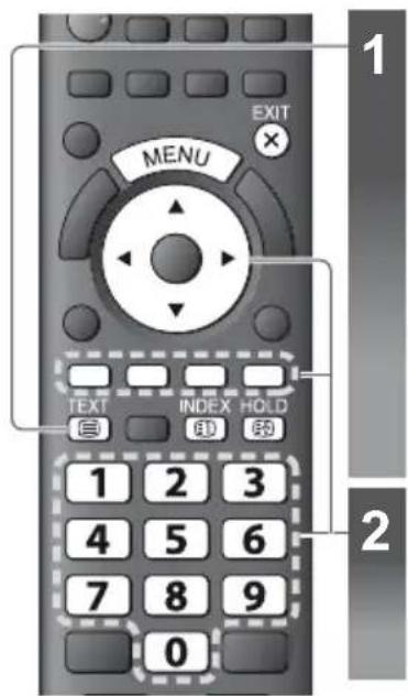 MENU EXIT 1 TEXT INDEX HOLD 1 2 3 4 5 6 7 8 9 0 2