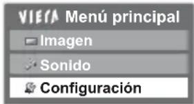 VIERA Menú principal Imagen Sonido Configuración