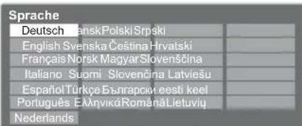 Sprache Deutsch -ansk Polski Srpski English Svenska Čeština Hrvatski Français Norsk Magyar Slovenščina Italiano Suomi Slovenčina Latviešu Español Türkçe Български eesti keel Português Éλληνικά Română Lietuvii Nederlands