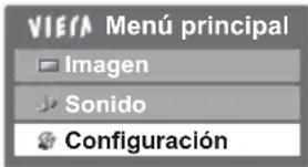 VIERA Menú principal Imagen Sonido Configuración