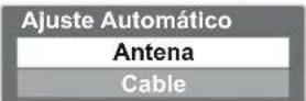 PANASONIC Viera TX-L32EM5E - Seleccione [Antena] y comience la sintonización - 1
