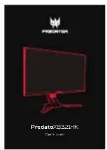 ACER XB321HK - Desembalaje - 2