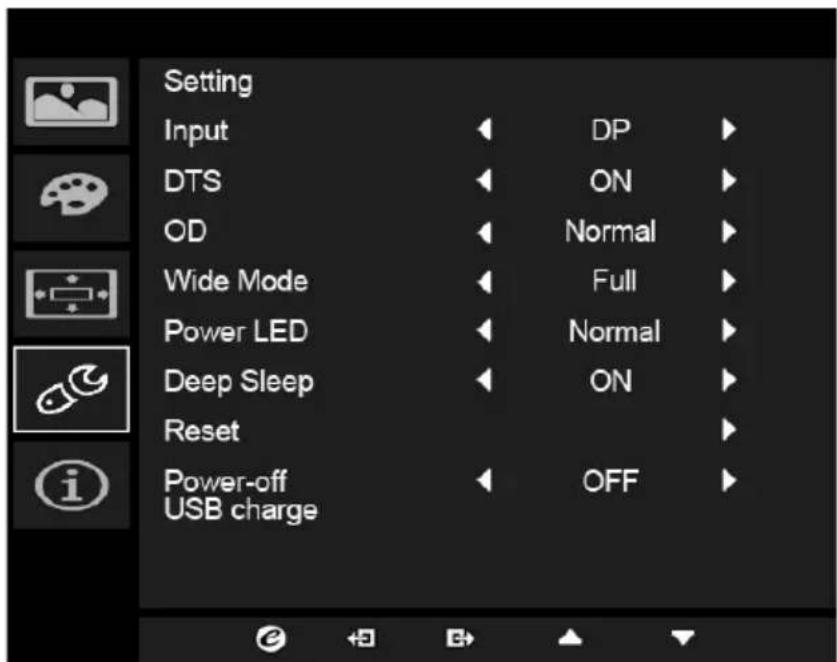 ACER XB321HK - Ajuste de la Configuración - 1