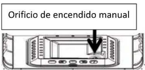 Orificio de encendido manual