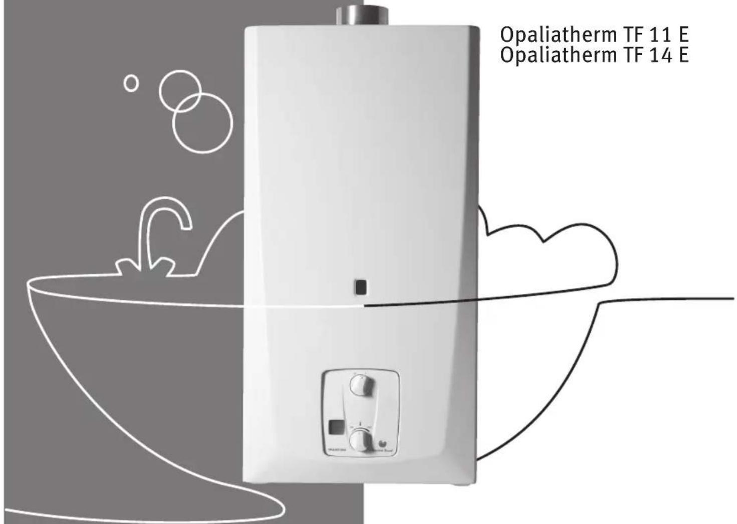 SAUNIER DUVAL Opaliatherm TF 14 E - Instrucciones de uso Manual de instruções - 1