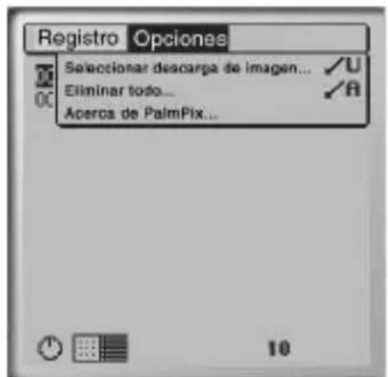 KODAK PalmPix Palm M100 - Especificar las imágenes para transferir - 1
