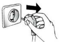 Otsein-Hoover LBOH 83 M6 - WARNING: DURING THE WASHING CYCLE, THE WATER CAN REACH A TEMPERATURE OF 90°C. - 1