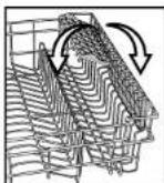 BRU EJ 802 E - Three-way split cutlery basket (if provided) - 11