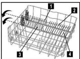 Technical diagram of a structural steel frame with numbered components and directional arrows indicating motion or force.
