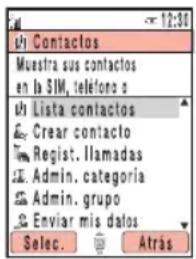 TOSHIBA TS803 - Contactos - 1