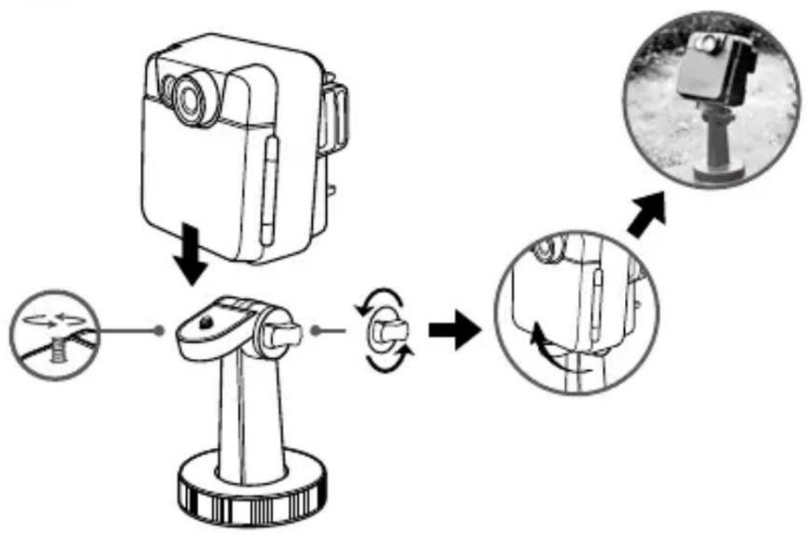 Brinno MAC200DN - ways to mount the camera - 1