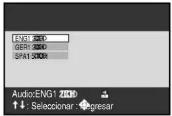 JVC HR-XV1EU - Cambiar el idioma de la pista de sonido - 2