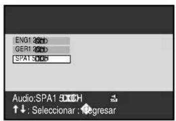 JVC HR-XV1EU - Cambiar el idioma de la pista de sonido - 1