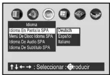 JVC HR-XV1EU - Permite seleccionar el idioma. Preparación: - 5