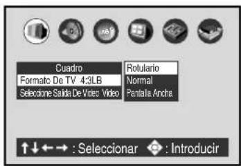 JVC HR-XV1EU - Ajuste del formato de la pantalla de TV - 2