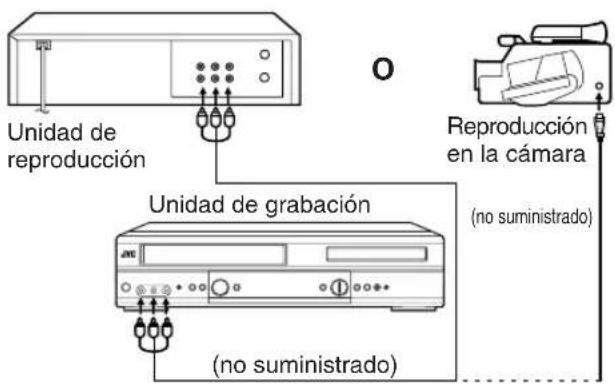 JVC HR-XV1EU - Conexión con un segundo VCR o cámara de vídeo - 1