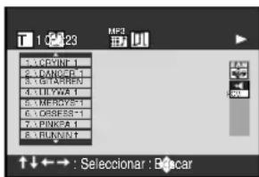JVC HR-XV1EU - Pulse ▲/▼ o ◀/▶ para seleccionar la pista deseada, y después pulse OK. La pista está seleccionada y comienza la reproducción. - 1
