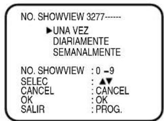 JVC HR-XV1EU - Introduzca el código SHOWVIEW con los 10 botones numéricos. - 1
