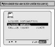 SAMSUNG SV-241X - Modificación de la tabla de emisoras predefinidas - 3