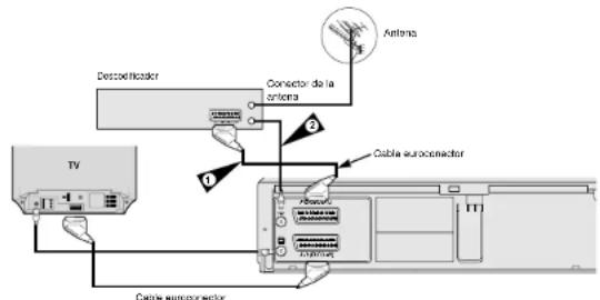 Antenna Descapacilizador Connector de la sistema Cable euroconnector TV Cable euroconnector Antenna Cable euroconnector