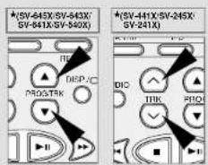 SAMSUNG SV-241X - Ajuste manual de la alineación de la imagen manualmente - 1