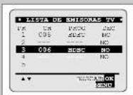 SAMSUNG SV-241X - Modificación de la tabla de emisoras predefinidas - 5