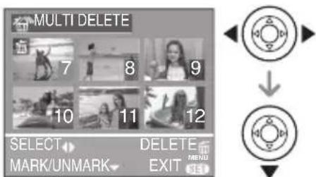 PANASONIC Lumix DMC-FX03 - Prima ◀/▶ para escolher a imagem e, de seguida, prima ▼ para configurar. - 1