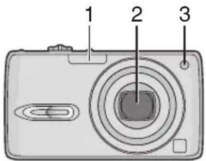PANASONIC Lumix DMC-FX03 - Nomes dos Componentes - 1