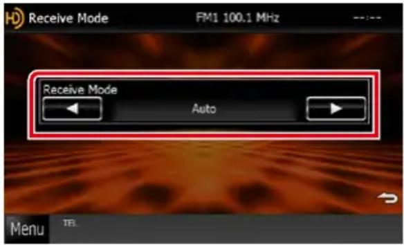 KENWOOD DNX771BT - Modo de recepción (únicamente sintonizador de HD Radio) - 1