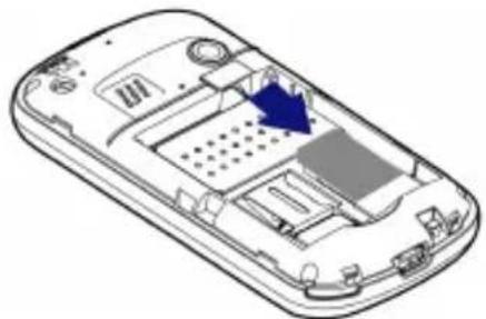ZTE Sage - Insertar y extraer la Tarjeta SIM - 1