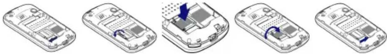 ZTE Sage - Insertar y extraer la Tarjeta de Memoria - 1
