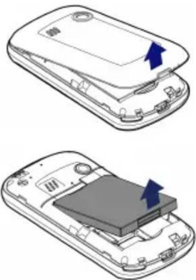 ZTE Sage - Retirada de la batería - 1
