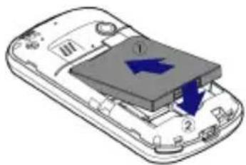 ZTE Sage - Instalación de la batería - 1