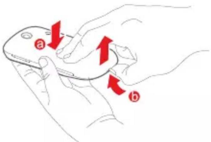a b